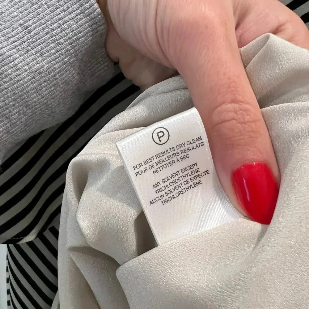 J3. Halston Heritage Striped One-Shoulder Asymmetric Cocktail Dress, Black/White - Picture 9 of 10